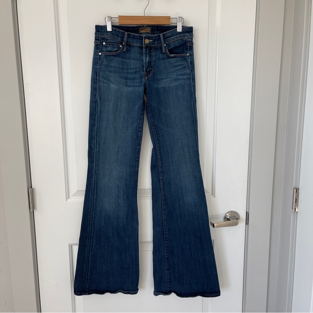 MOTHER Dark Blue Flare Jeans